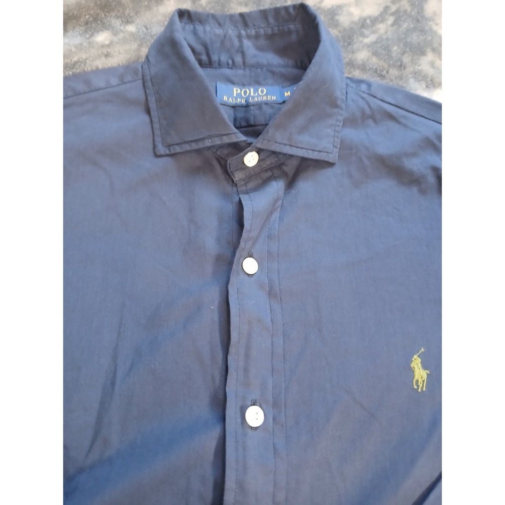 Vintage Polo Ralph Lauren Button Up Shirt   Mens Long Sleeve Mens MEDIUM  Dress - Picture 4 of 11